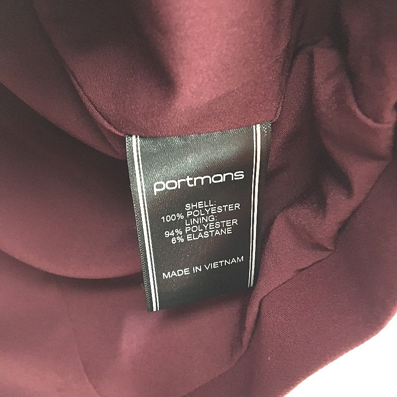 Portmans Wildest Dreams Longline Shiraz Red Vest Ladies Size AU 14 NEW