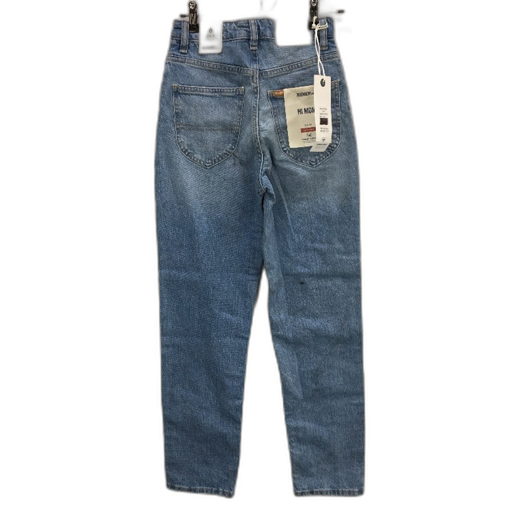 Riders by Lee Hi Moms High Rise Slim Straight Indigo Jeans Ladies Size R6 NEW