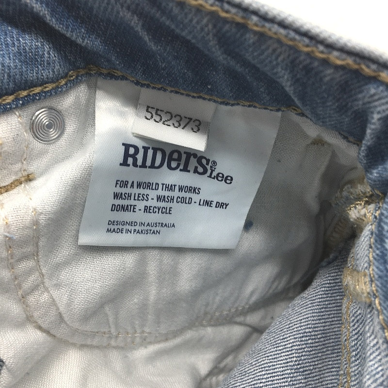 Riders by Lee Hi Moms High Rise Slim Straight Indigo Jeans Ladies Size R6 NEW