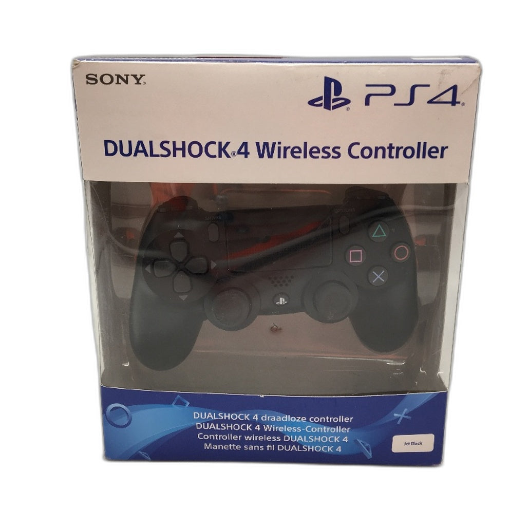 SONY PlayStation PS4 Jet Black Dual Shock 4 Wireless Gaming Controller