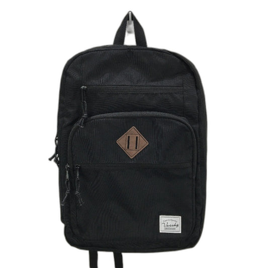 Vaschy Unisex Black Casual Lightweight Large Waterproof Durable School Backpack