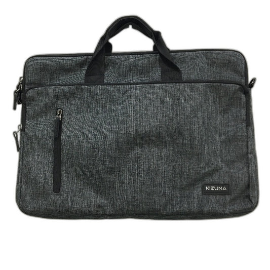 KIZUNA Dark Grey Laptop Messenger Bag Case 17 Inch With Shoulder Strap NEW