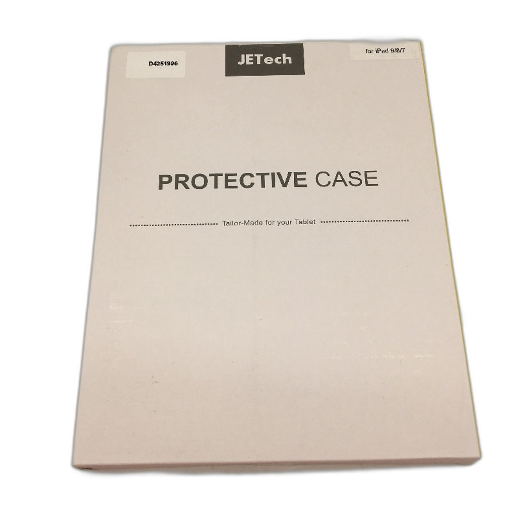 JETech  iPad 9/8/7 Slim Stand Soft Back Case With Pencil Holder Auto Sleep/Wake