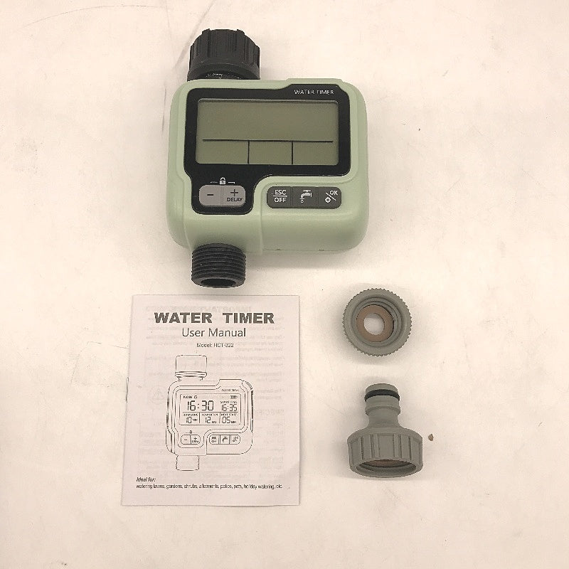 Ausale Digital LCD Display Programmable Waterproof Water Sprinkler Timer HCT-322