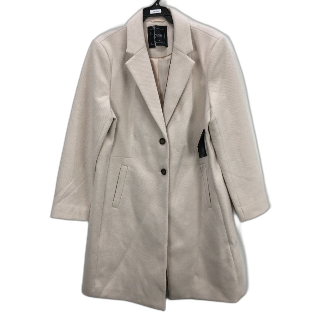 Jacqui E Buff Beige Warm Winter Hepburn Single Breased Coat Ladies Size 16 NEW