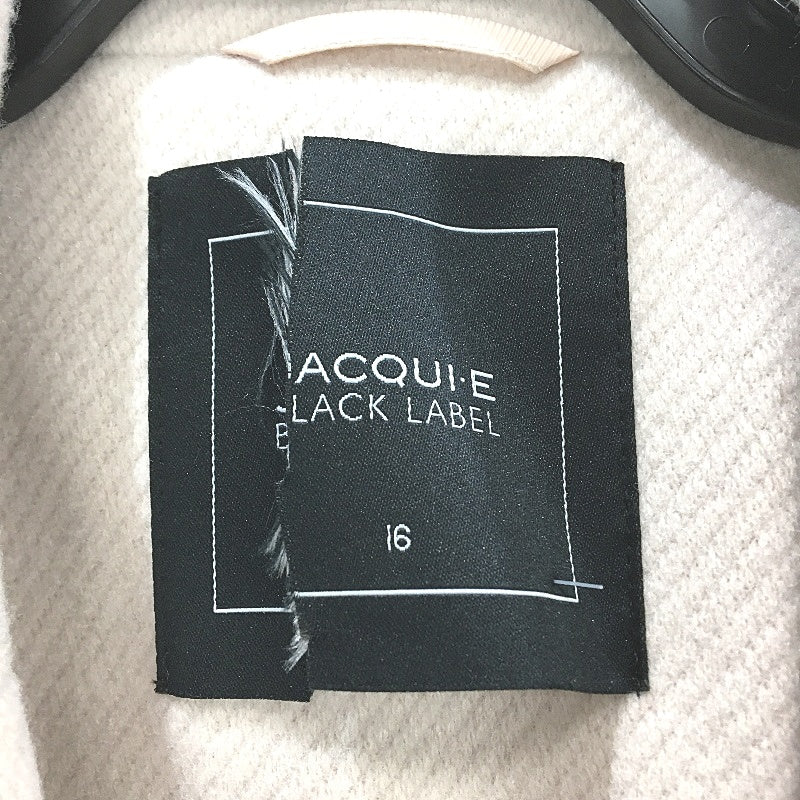 Jacqui E Buff Beige Warm Winter Hepburn Single Breased Coat Ladies Size 16 NEW