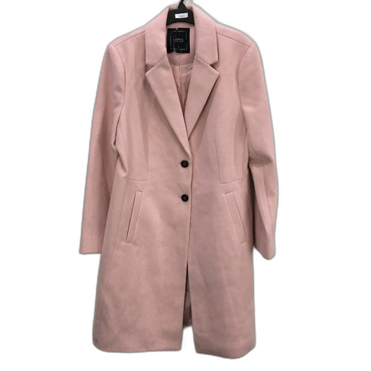 Jacqui E Soft Pink Warm Winter Hepburn Single Breased Coat Ladies Size 14 NEW