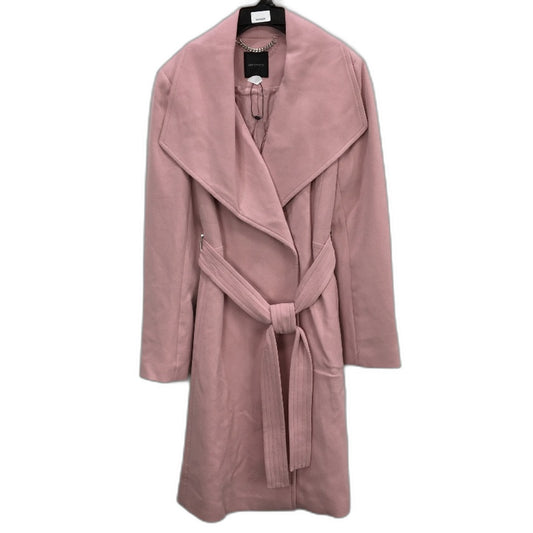 Portmans Pink Layla Wrap Self Tie Belted Button Up Coat Ladies Size 10 NEW