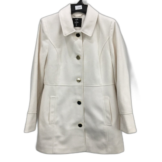 Dotti Chalk White Gold Button Up Diana Short Coat Ladies Size 12 NEW