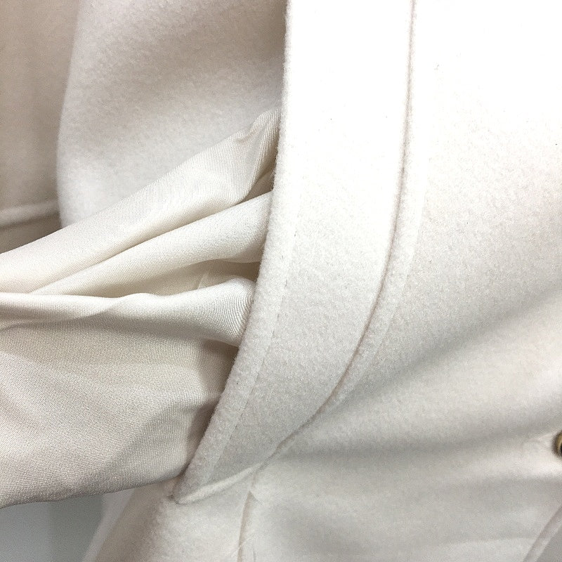 Dotti Chalk White Gold Button Up Diana Short Coat Ladies Size 12 NEW