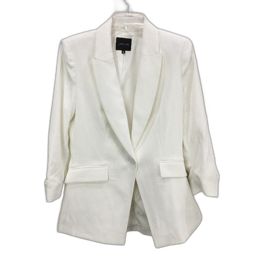 Portmans White Button Up Dress To Impress Midi Sleeve Blazer Ladies Size 10 NEW