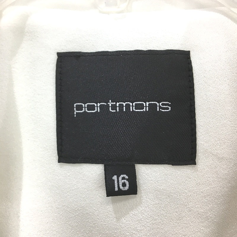 Portmans White Mi Armour Ruched 3:4 Sleeve Lightweight Blazer Ladies Size 16 NEW