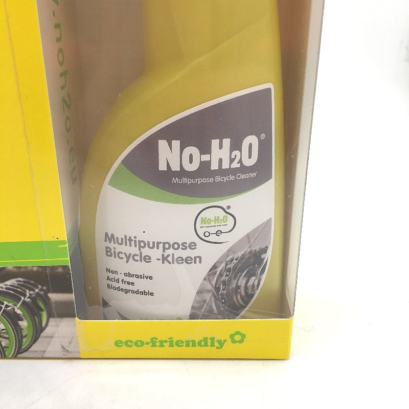 No-H2O Eco Friendly Dry Cleaning For Bicycles Water Free Wash In A Box Kit NEW