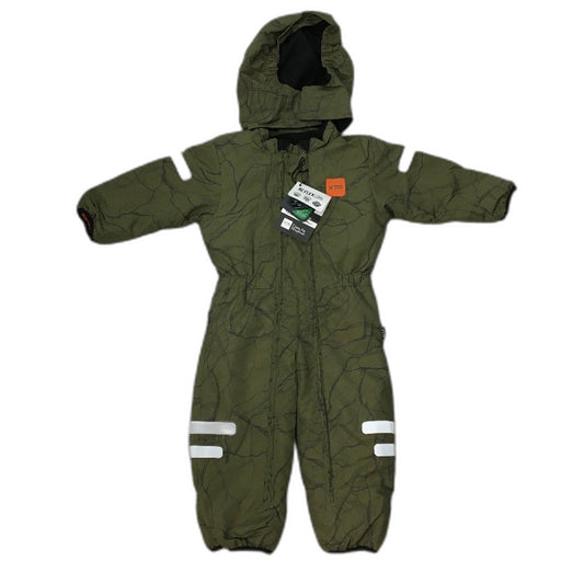 XTM ReFlex Core Waterproof Moss Marble Kioko II Hooded Snow Suit Kids Sz 1 NEW