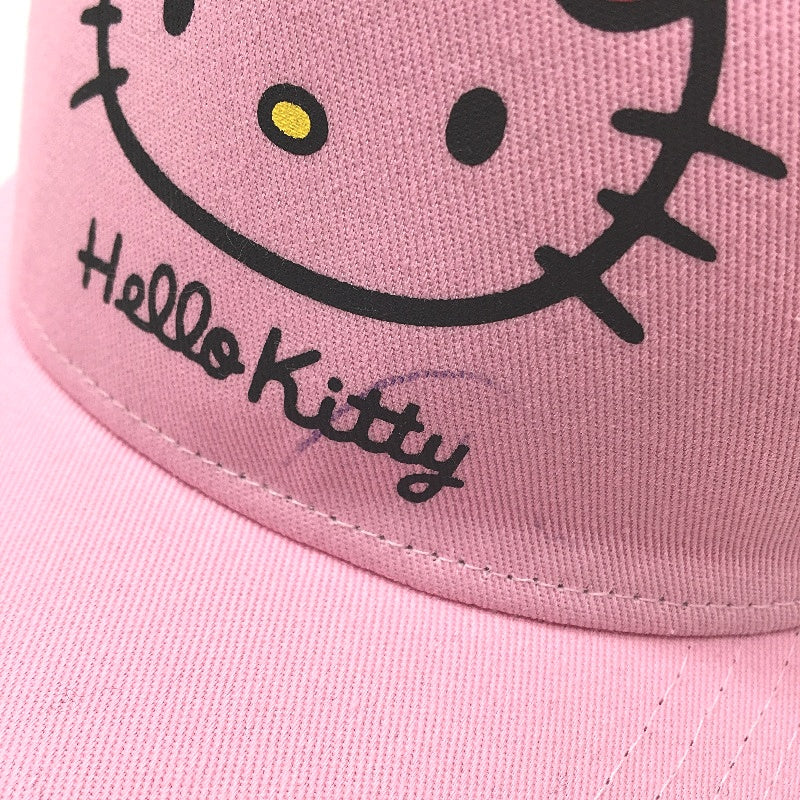 Hello Kitty Hat & Pink Zip Purse Pack Kids 4-6Yrs Cap Size 4 Piece Pack NEW
