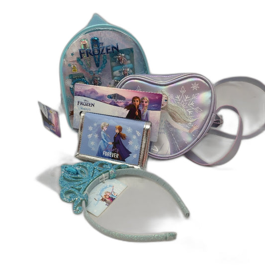 Disney Frozen Handbag Purse Headband & Multipiece Accessory Backpack Set NEW