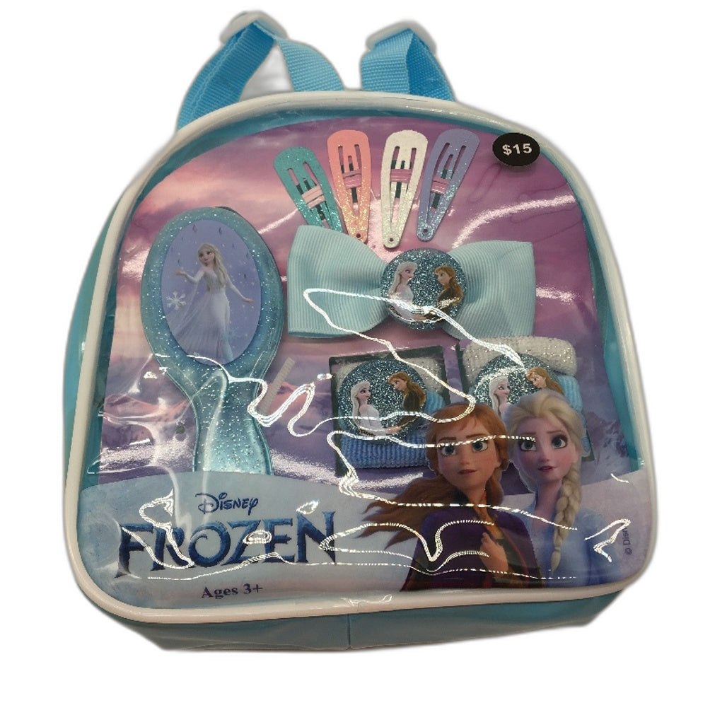 Disney Frozen Elsa Dress Up Size 5-6Yrs & Multipiece Accessory Backpack Set NEW