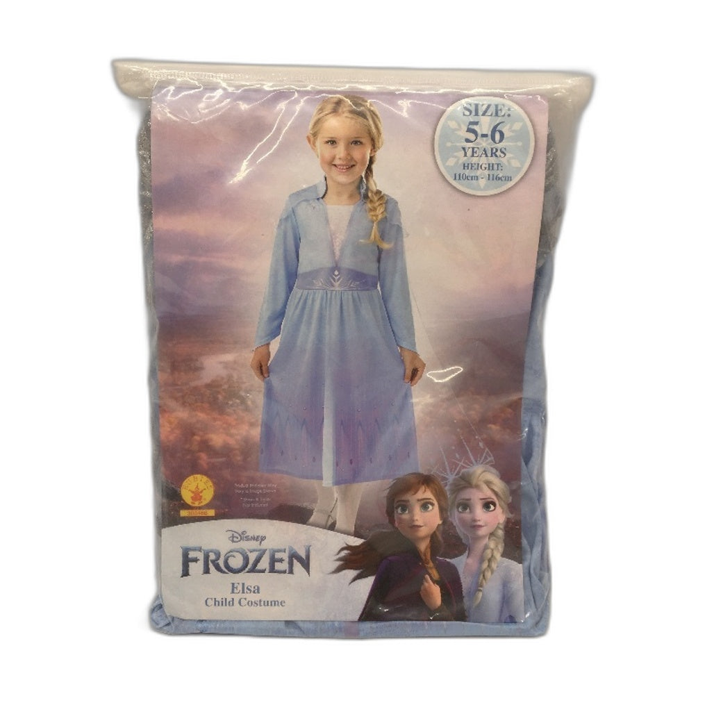 Disney Frozen Elsa Dress Up Size 5-6Yrs & Multipiece Accessory Backpack Set NEW