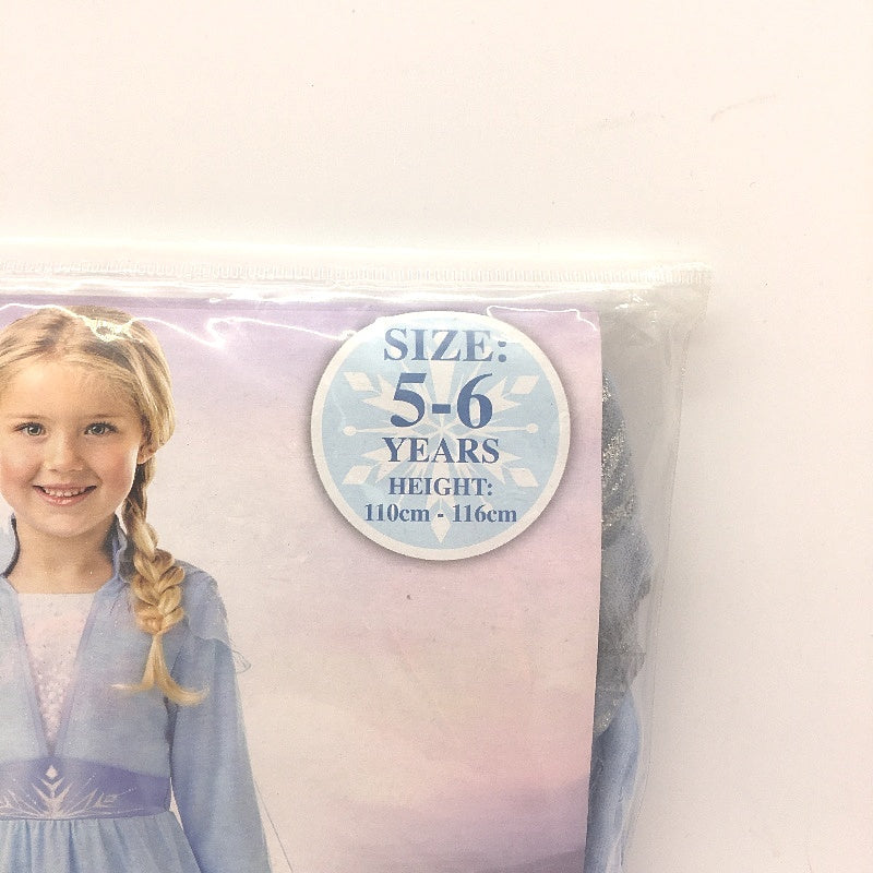 Disney Frozen Elsa Dress Up Size 5-6Yrs & Multipiece Accessory Backpack Set NEW