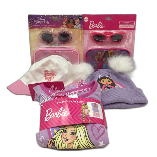 Target Disney Frozen Gabby & Barbie PJ Size 6 & Glasses Purse Accessory Set NEW