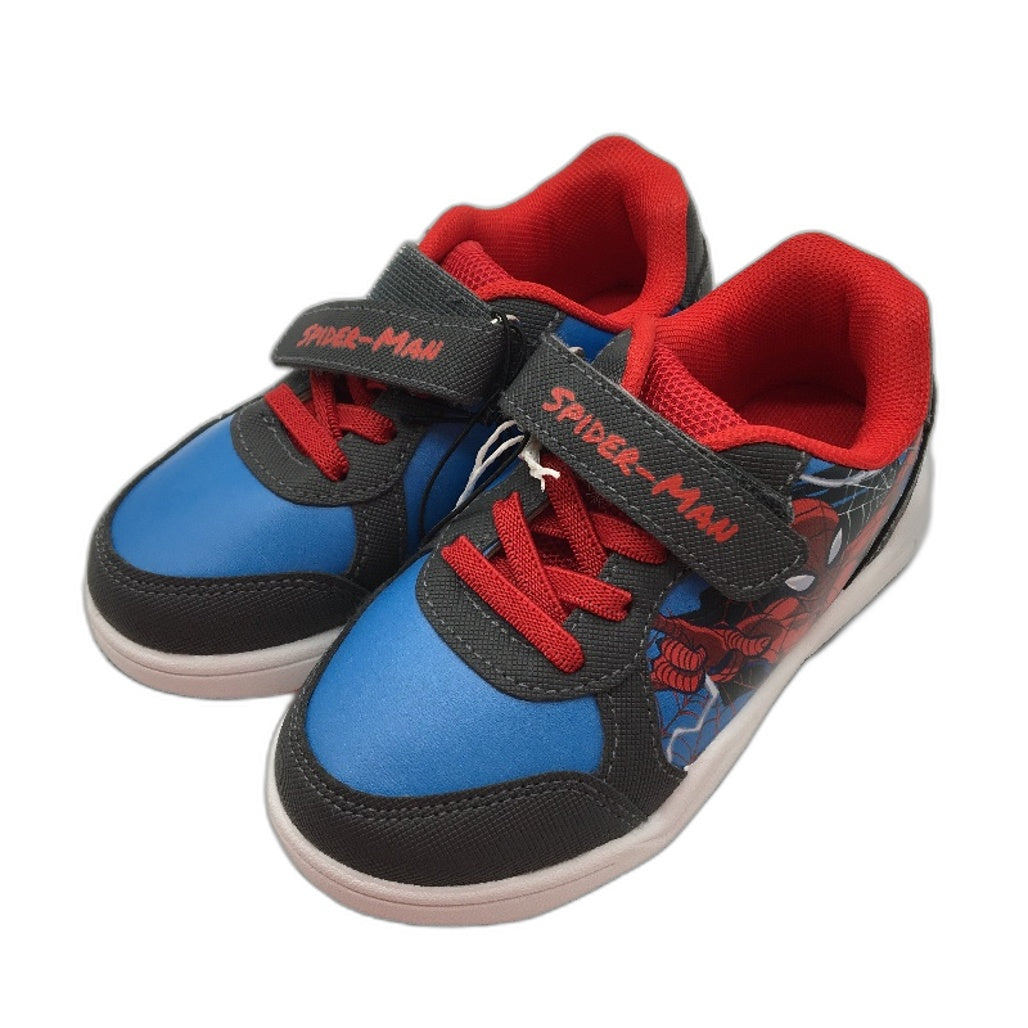 Marvel Spiderman Red Blue 3 Hats Size 4-6Years & Sneakers Sz 9 Kids Pack NEW
