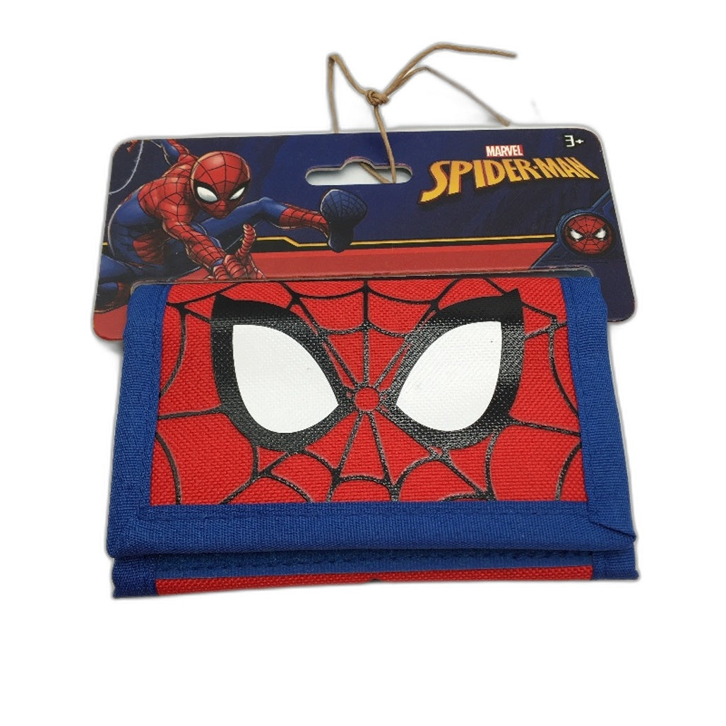 Marvel Spiderman Red Blue 4 Hats Size 4-6Years & Wallet Kids Pack NEW