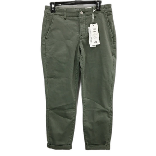 Just Jeans Amaze Olive Green Knit Denim Mid Rise Chinos Ladies Size AU 10 NEW