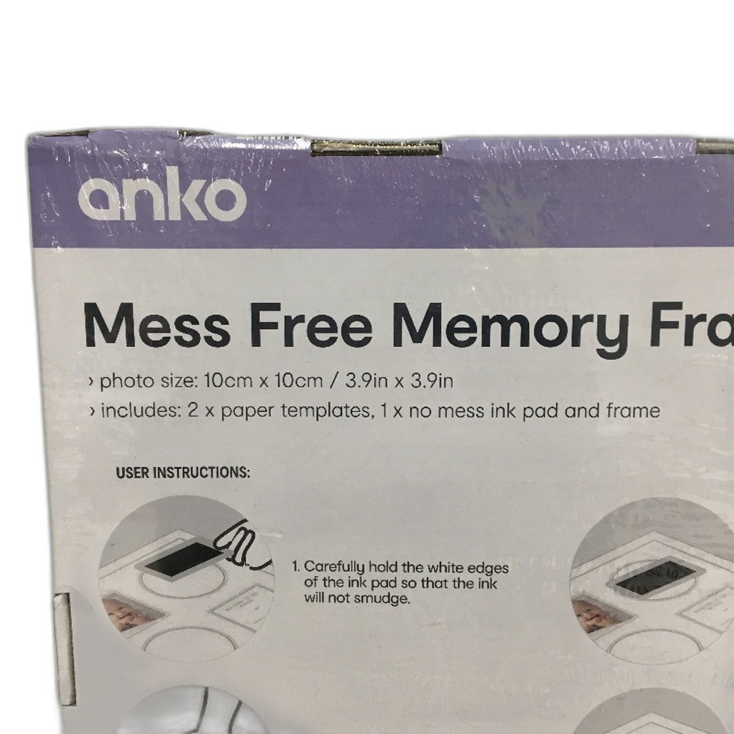 2pk Mess Free Memory Frame and Giraffe Night Light Baby Decor Bundle NEW