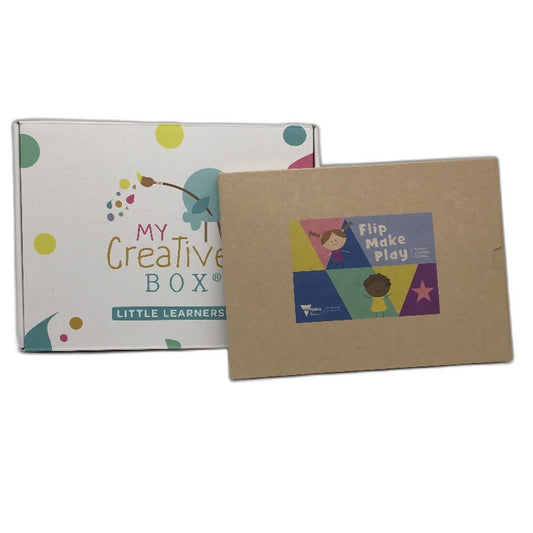 2pk My Creativity Box and VicEd Family Playing Cards Kids Education Bundle NEW