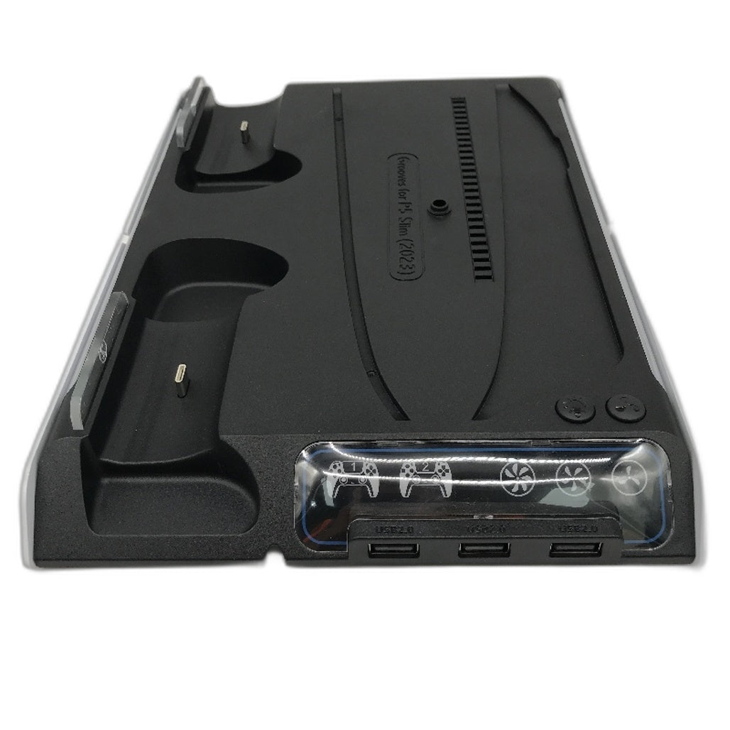 P5 Slim Cooling Stand with Headphone Hook and x2 Controller Charging Ports DEMO