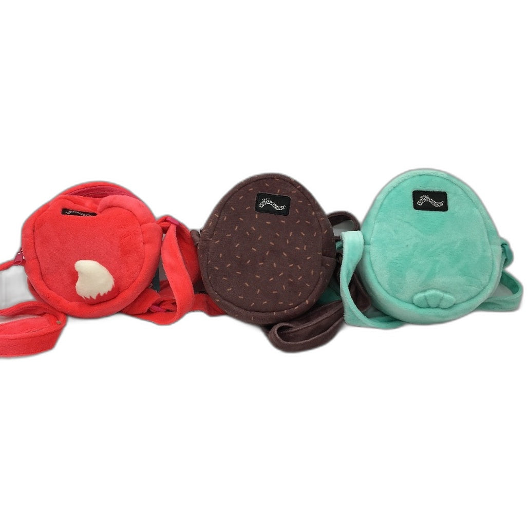 Squishmallow 3Pack Soft Mini Shoulder Bags Inc Owl Fox Dog NEW
