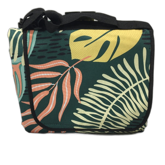 Adventuridge Green Tropical Leaves Water Resistant Picnic Blanket 2.8m NEW