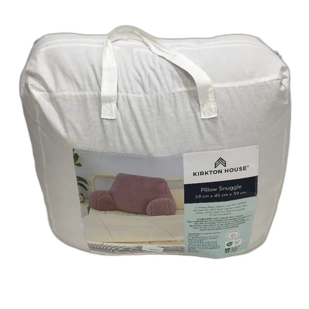 Kirkton House Purple Sherpa Fleece Fabric Cover Soft Fluffy Pillow Snuggle NEW