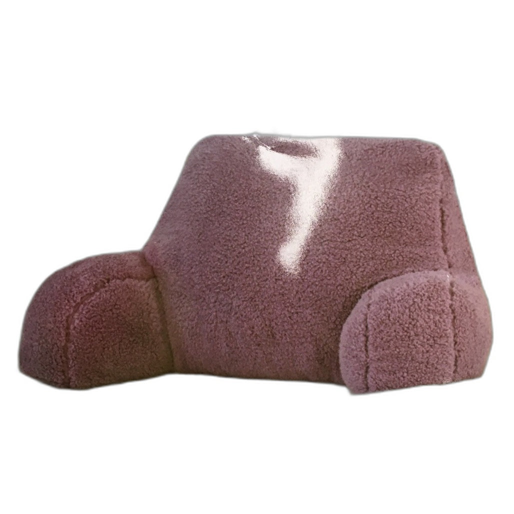 Kirkton House Purple Sherpa Fleece Fabric Cover Soft Fluffy Pillow Snuggle NEW