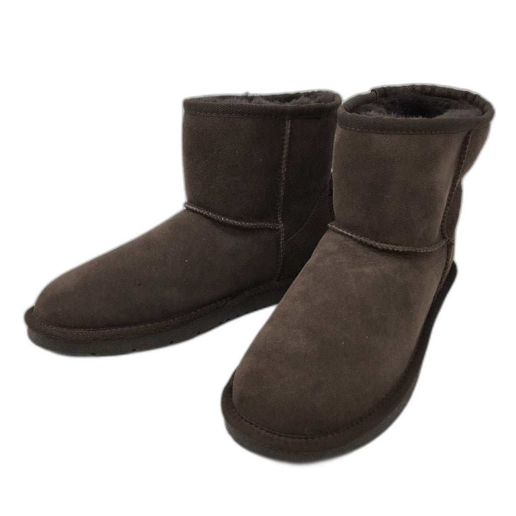 UGG Boots Australian Double Face Sheepskin Chocolate Unisex Sze EU42  M9 L11 NEW