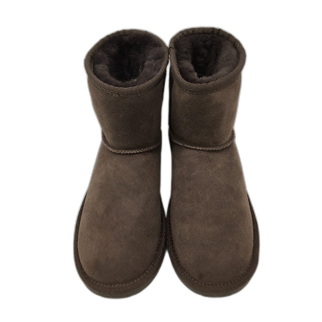 UGG Boots Australian Double Face Sheepskin Chocolate Unisex Sze EU42  M9 L11 NEW