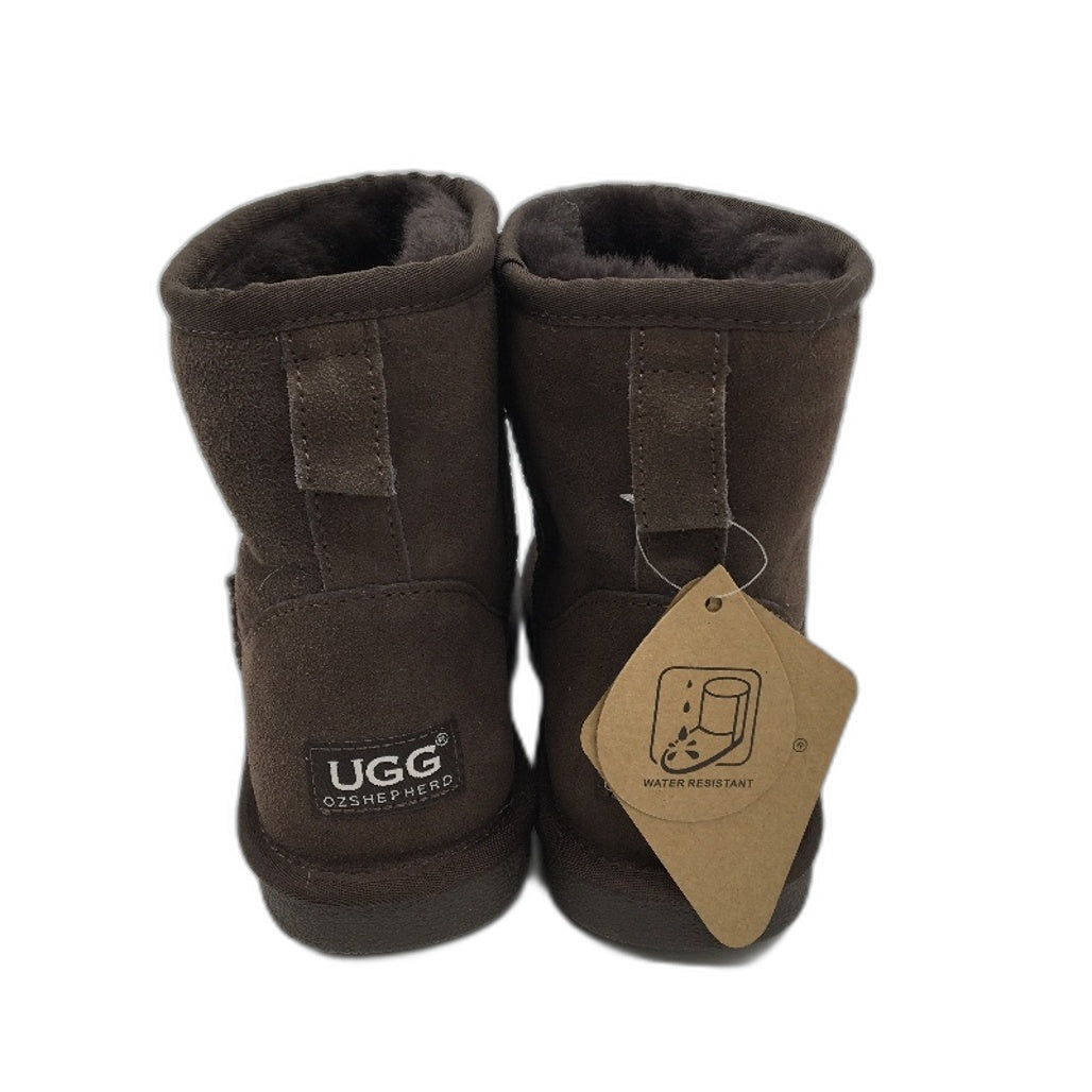 UGG Boots Australian Double Face Sheepskin Chocolate Unisex Sze EU39  M6 L8 NEW