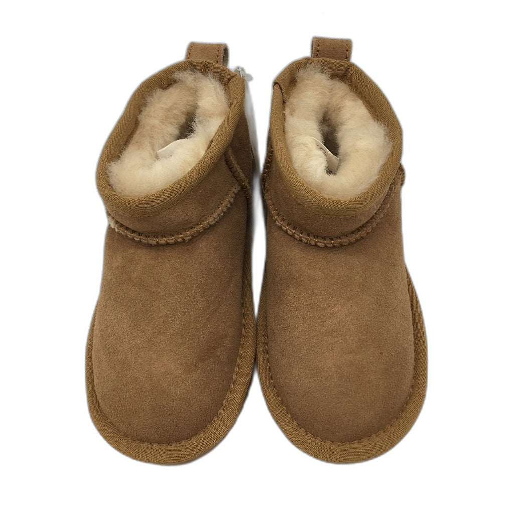 UGG BootsOz Shepherd  Australian Double Face Chesnut Sheepskin Toddler Sze 9 NEW