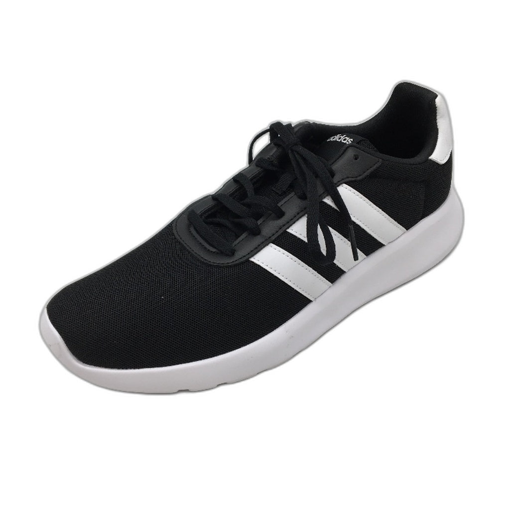 Adidas Black White Lite Racer 3.0 GY3094 Sneakers Mens Size US 10 NEW