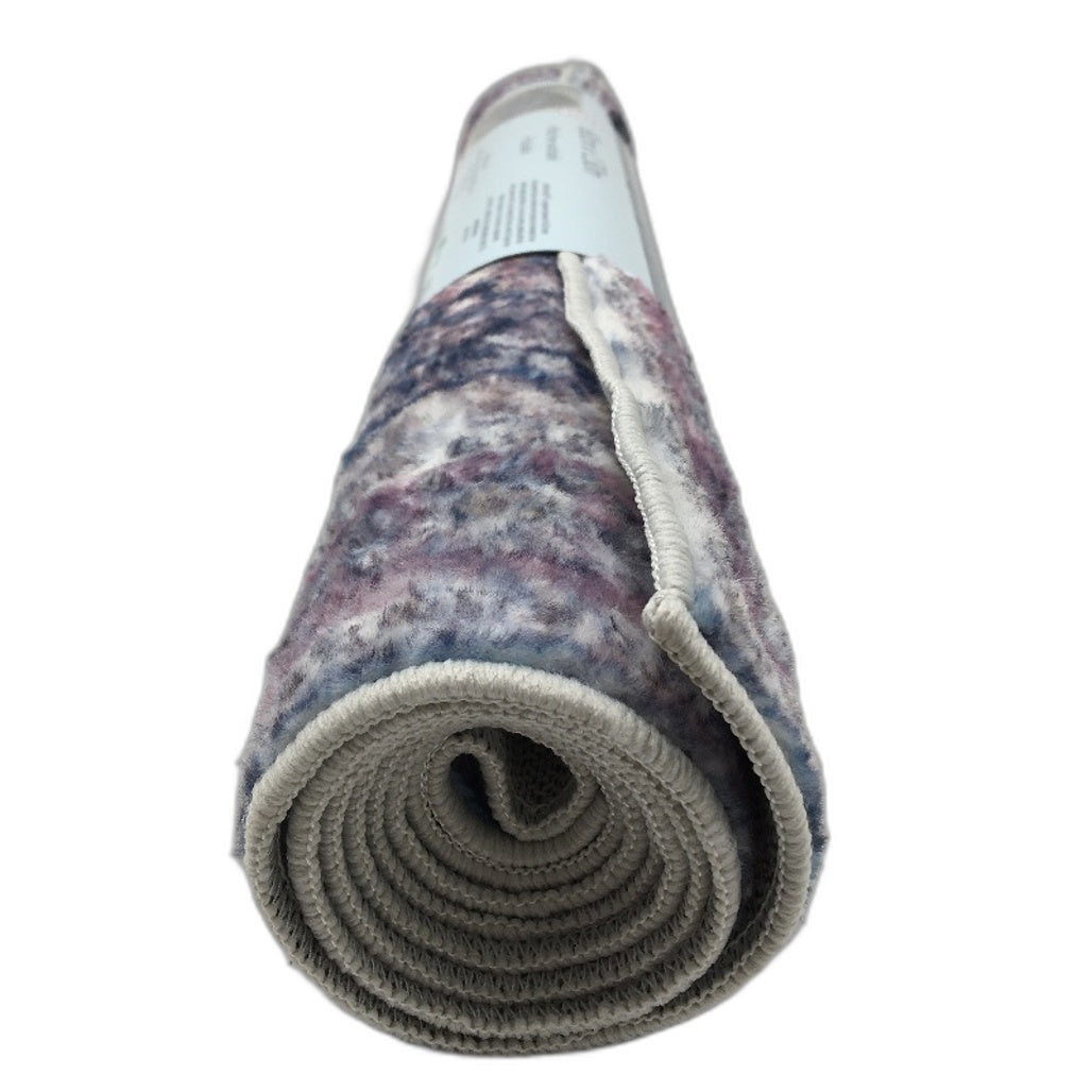 Kirkton House Soft Touch Blue Foldable Washable Foldable Runner Rug 60x1.3m NEW