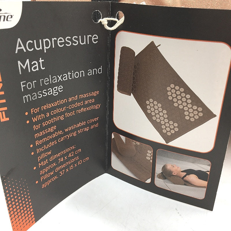 Crane Performance Orange Acupressure Mat incl Carrying Strap and Pillow NEW