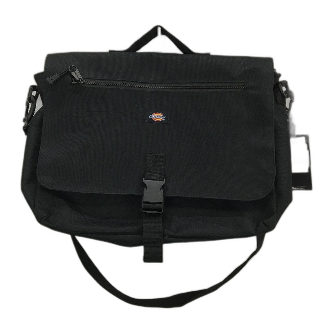 Dickies Australia Lamar Black Oversize Messanger Bag 40cm NEW