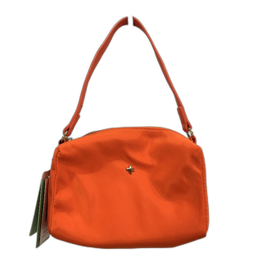 Peta And Jain Delta Orange Crossbody Small Hand Bag With Gold Shoulder Strap NEW