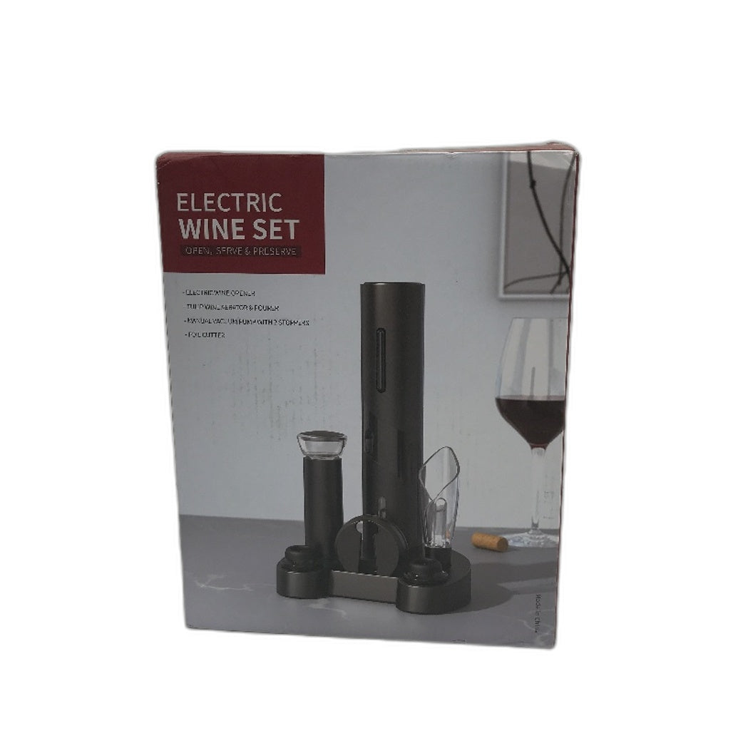 AIKARO Rechargable Electric Automatic Wine Bottle Corkscrew Opener Set With Base