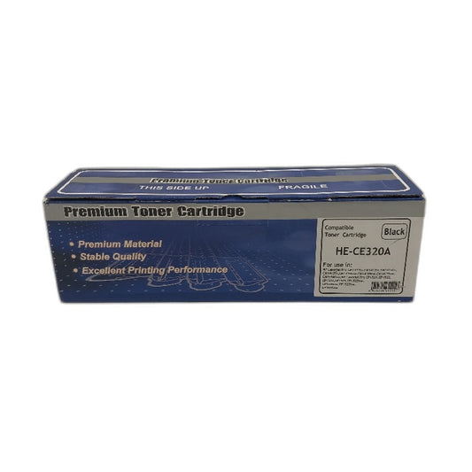 Black CE320A Generic Premium Toner Cartridge Replacement For HP Printers NEW