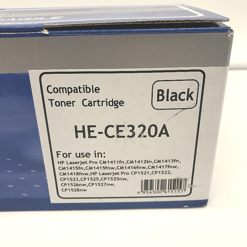 Black CE320A Generic Premium Toner Cartridge Replacement For HP Printers NEW