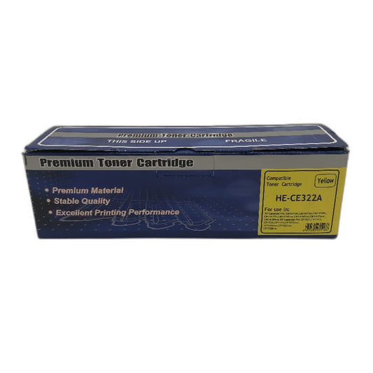 Yellow CE322A Generic Premium Toner Cartridge Replacement For HP Printers NEW