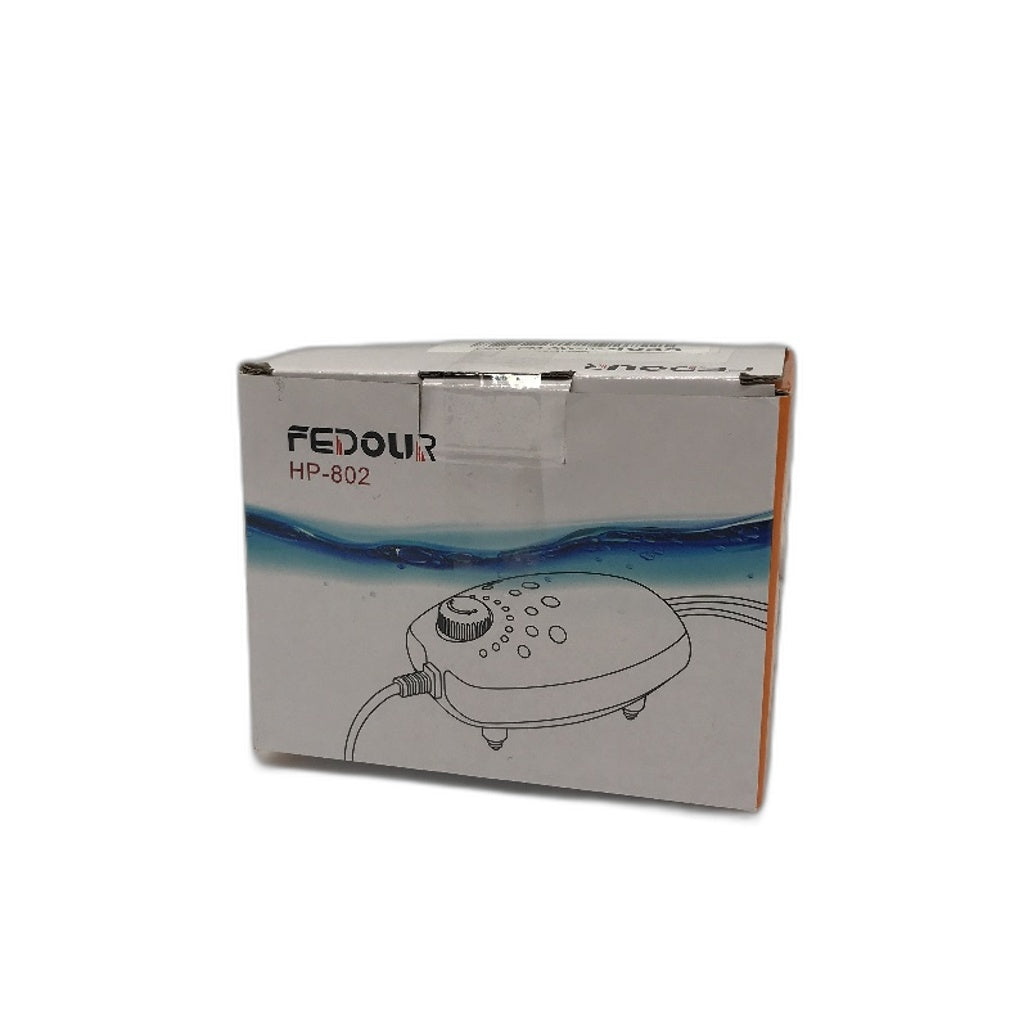 FEDOUR Fish Tank  Aquarium Adjustable Quiet Oxygen Air Pump With All Accessories