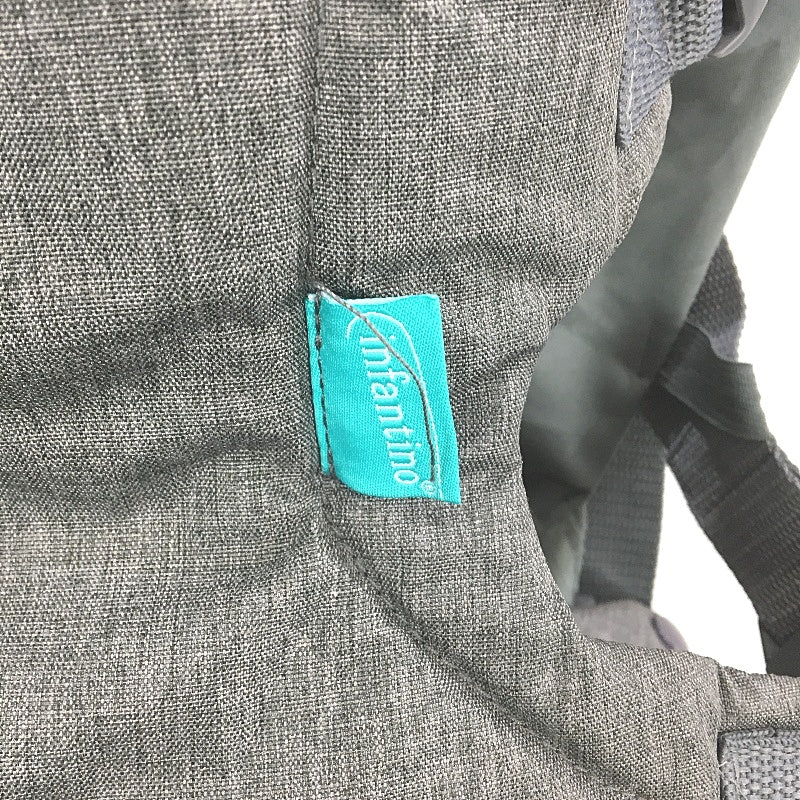 Infantino Light Grey Flip Advanced 4 In 1 Convertible Baby Infants Front Carrier