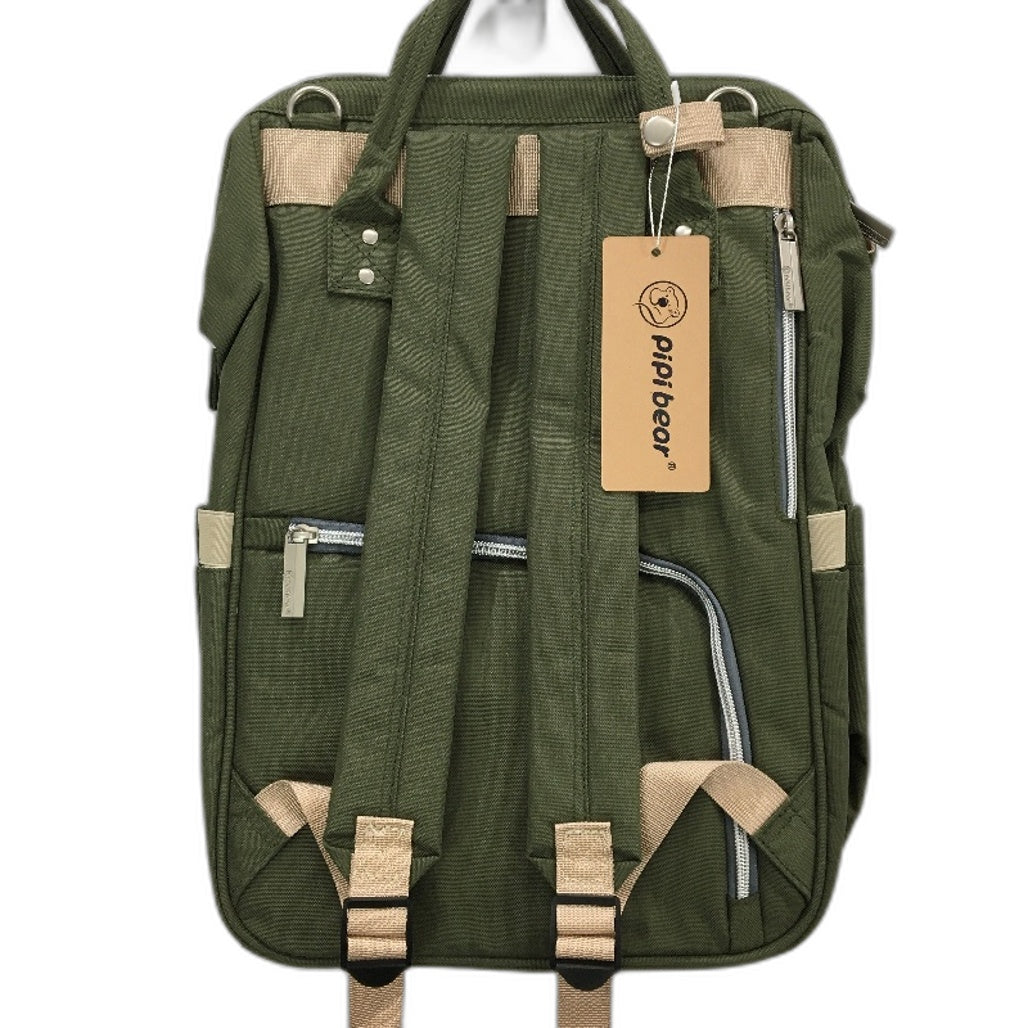 Pipi Bear Multi-funtional Waterproof Baby Nappy Bag Diaper Changing Backpack NEW